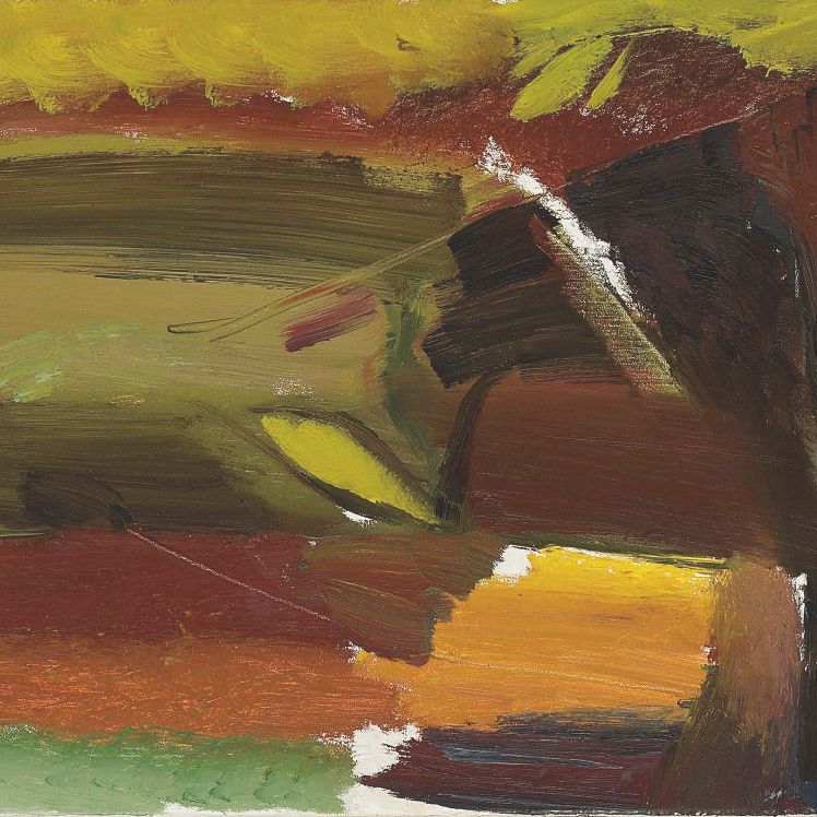 Ivon Hitchens — Арочные деревья №14