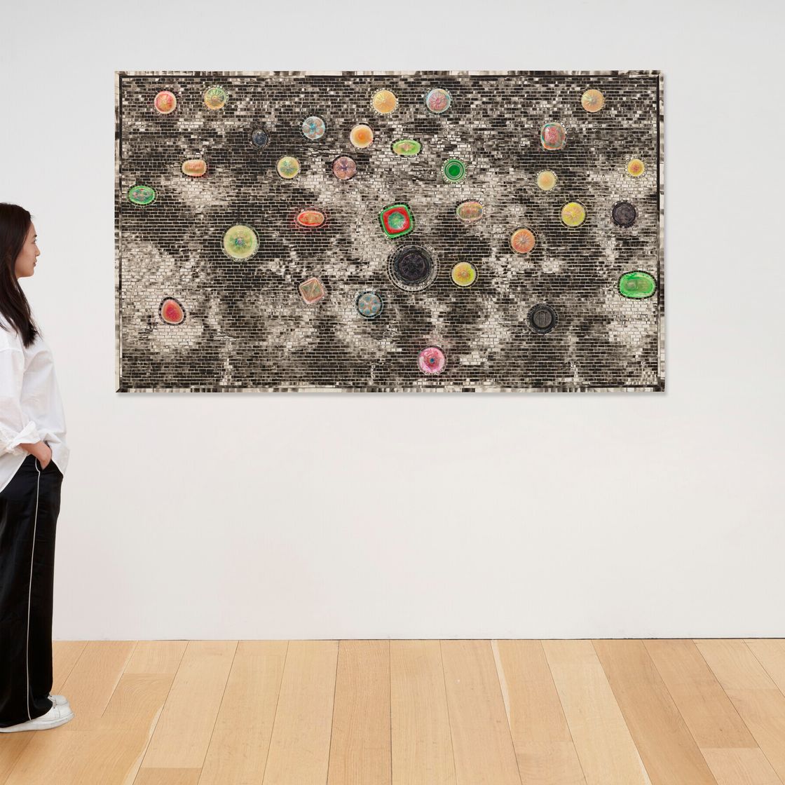 Jack Whitten — Культурный сдвиг (Давайте отпразднуем Лену Хорн), известный как Юбилей Лены Хорн, изображение 2