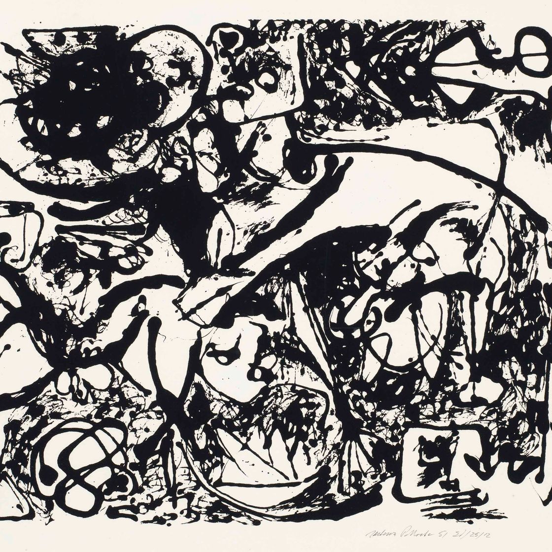 Jackson Pollock — Номер 8, из книги без названия