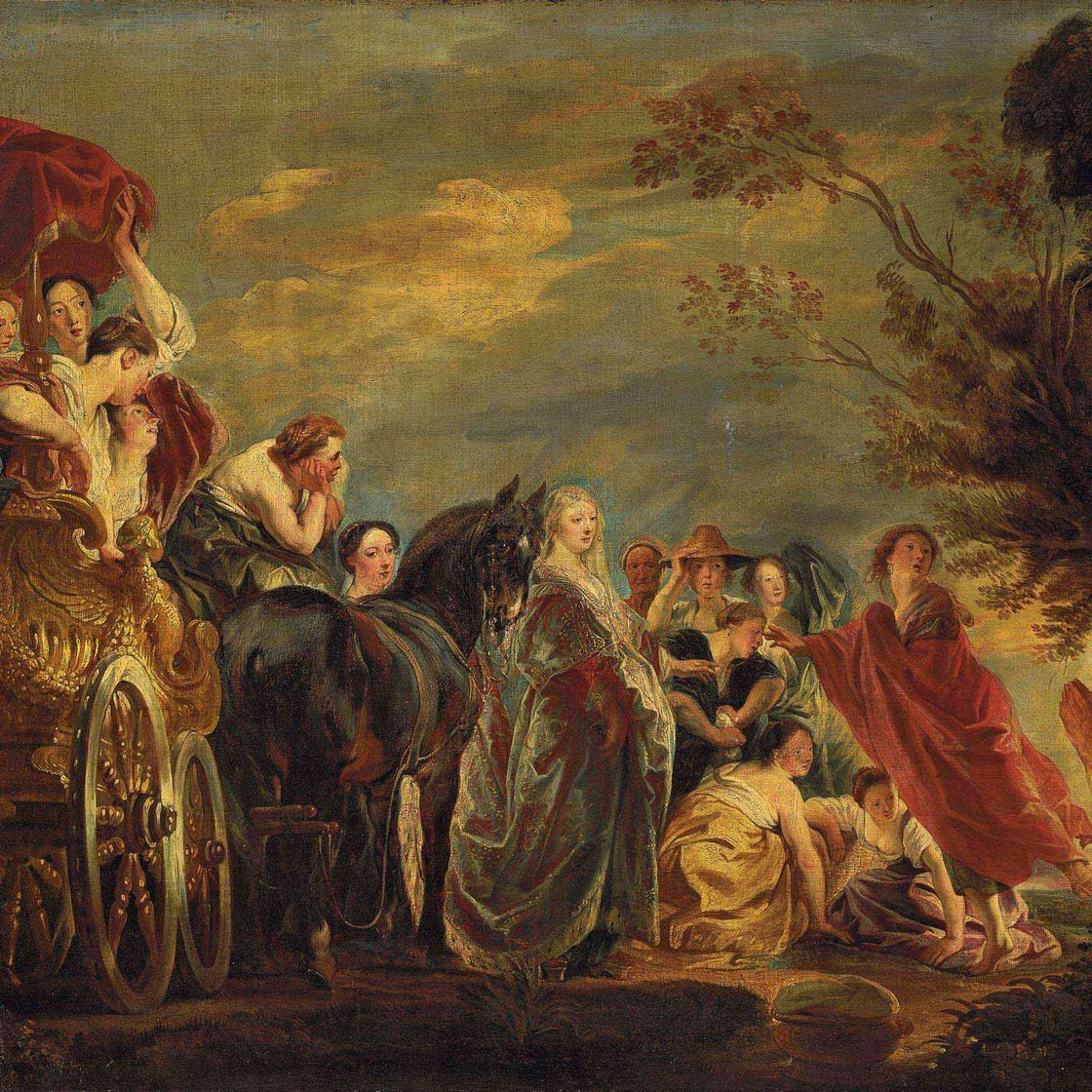 Jacob Jordaens — Встреча Одиссея и Навсикаи