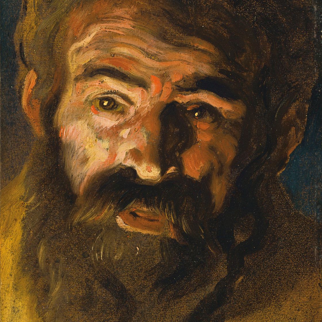 Jacob Jordaens — Исследование для главы Святого Христофора