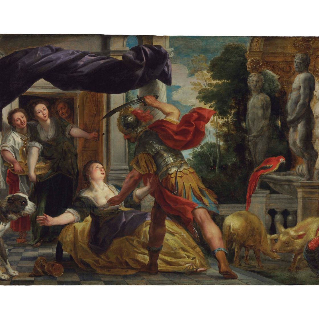 Jacob Jordaens — Цирцея и Одиссей