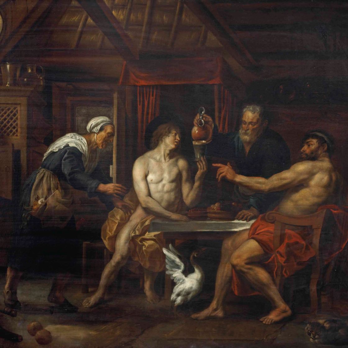 Jacob Jordaens — Бавкида и Филемон