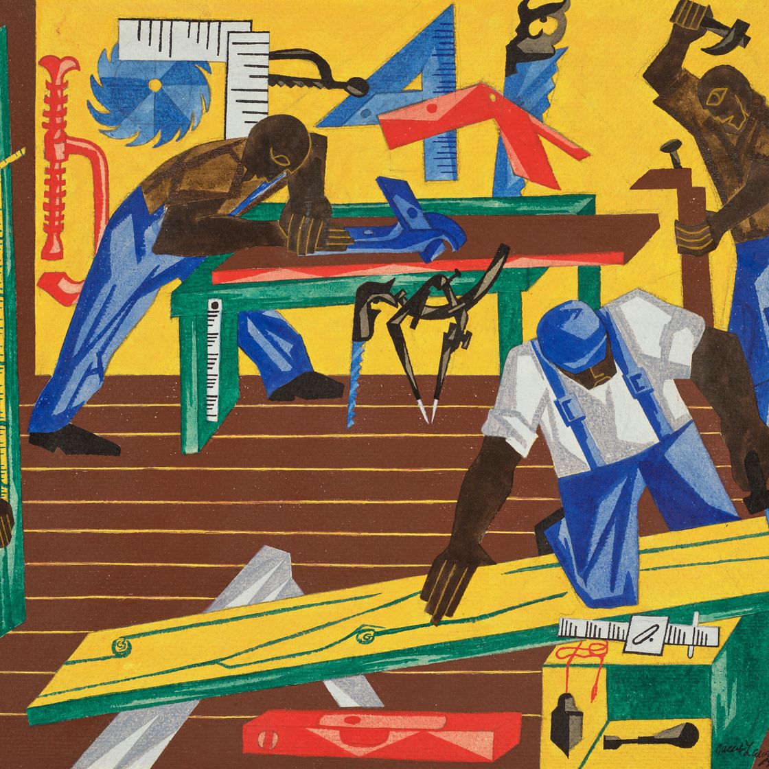 Jacob Lawrence — Плотники, изображение 1