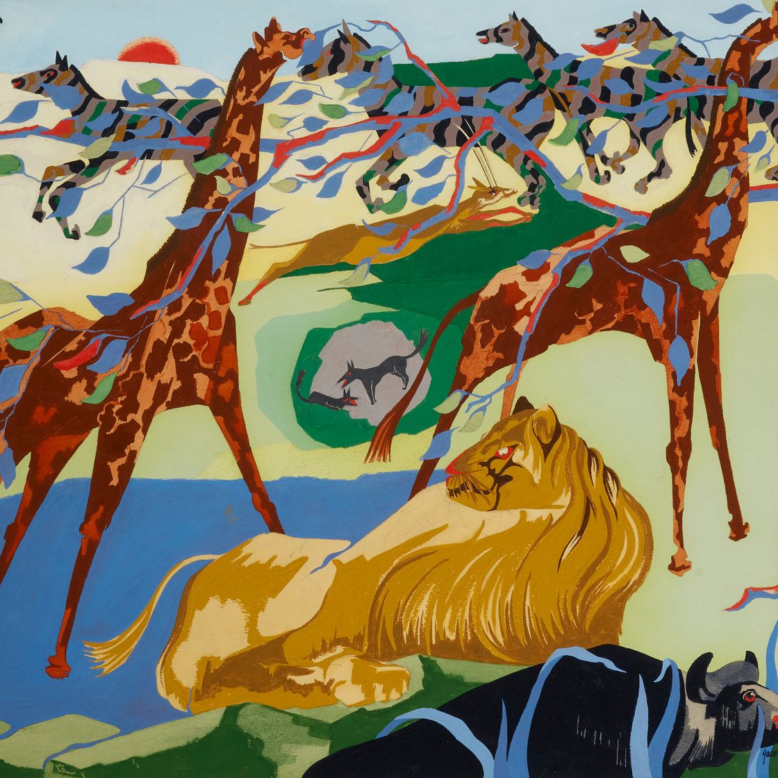 Jacob Lawrence — Серенгети, изображение 1