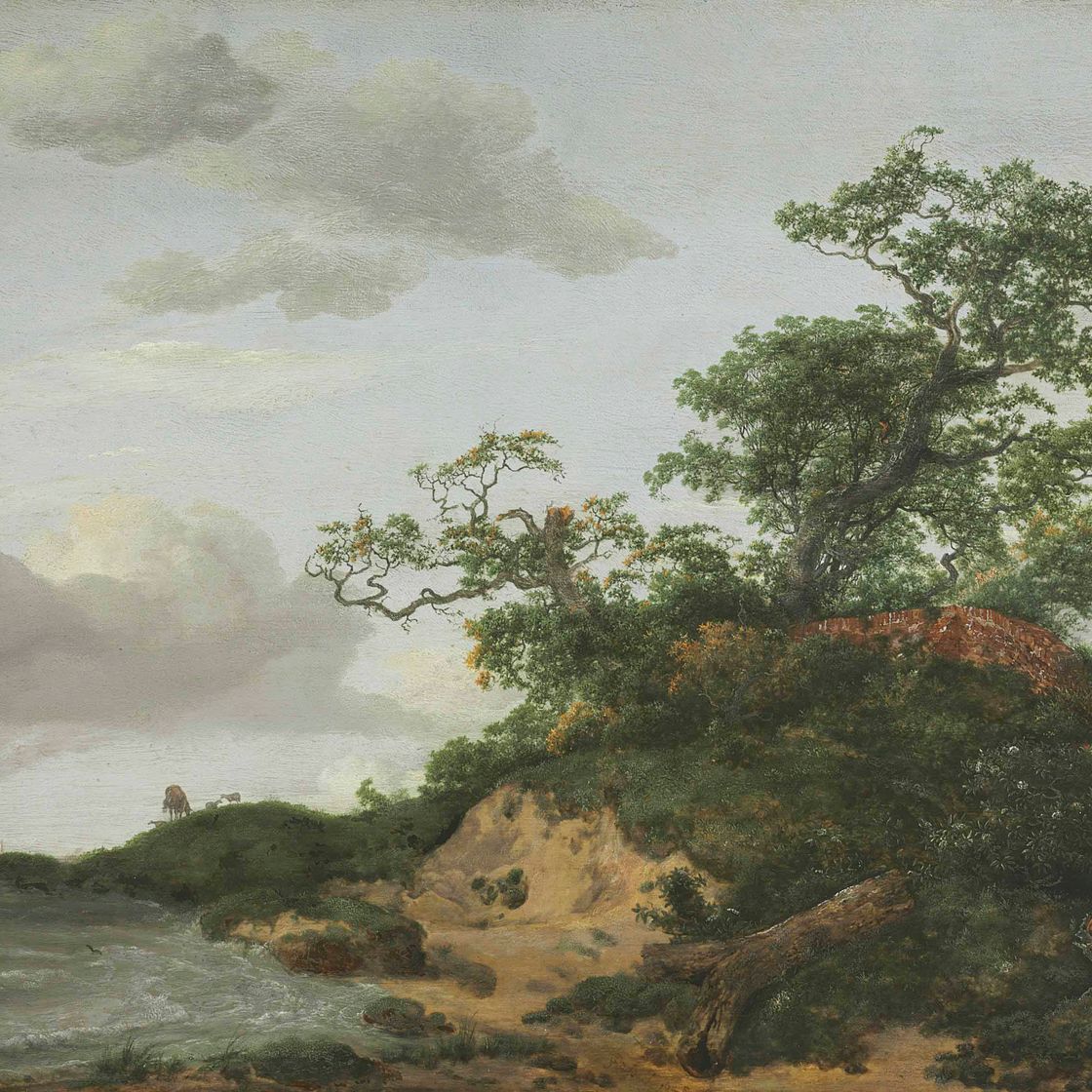 Jacob Van Ruisdael — Дюны на берегу моря