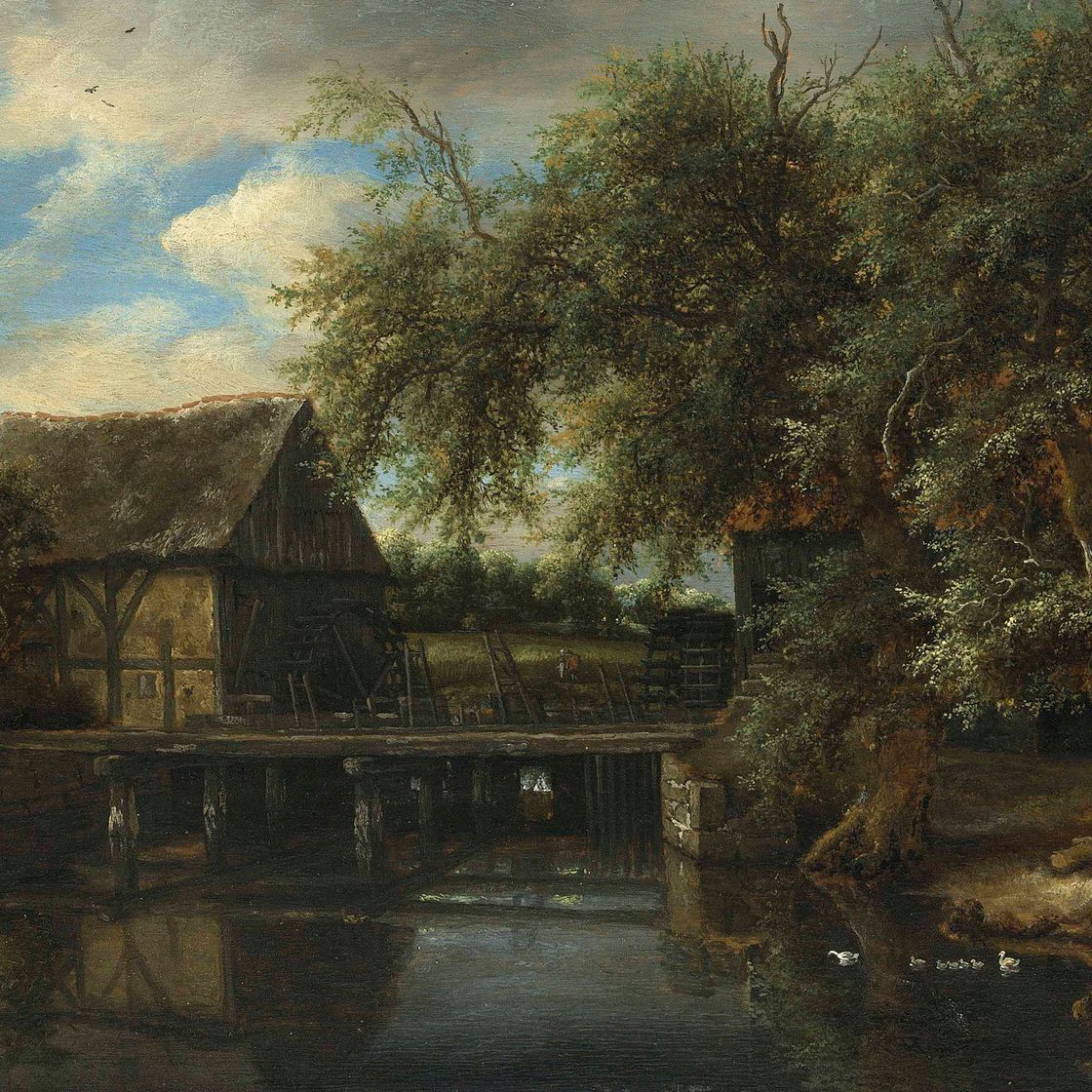Jacob Van Ruisdael — Водяная мельница