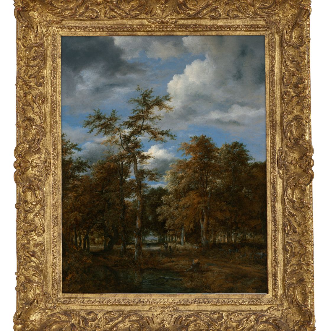 Jacob Van Ruisdael — Лесистый пейзаж, изображение 2