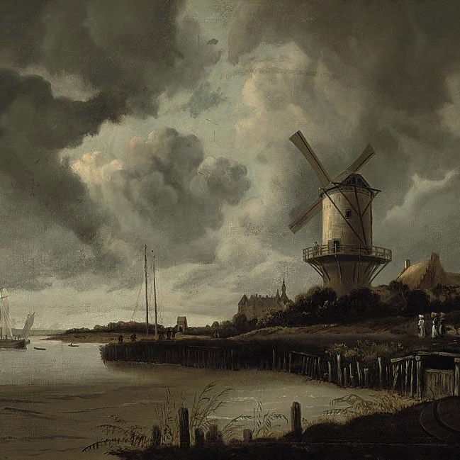 Jacob Van Ruisdael — Ветряная мельница в Вейк-бий-Дюрстеде