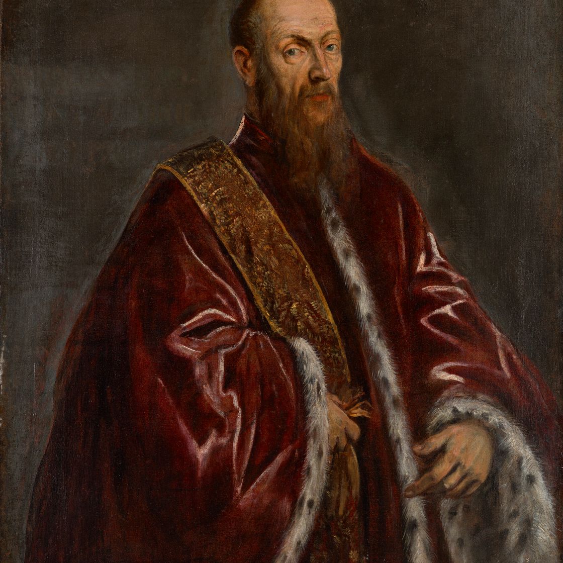 Jacopo Tintoretto — Портрет Винченцо Морозини (1511-1588), в три четверти роста, изображение 1