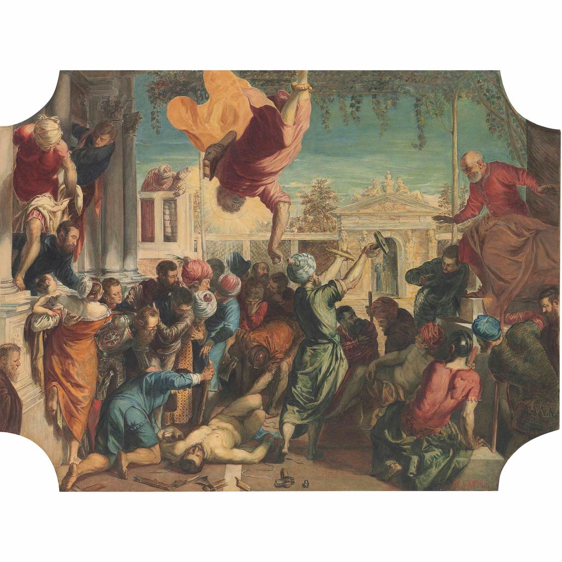 Jacopo Tintoretto — "Чудо рабыни" по пьесе Якопо Тинторетто