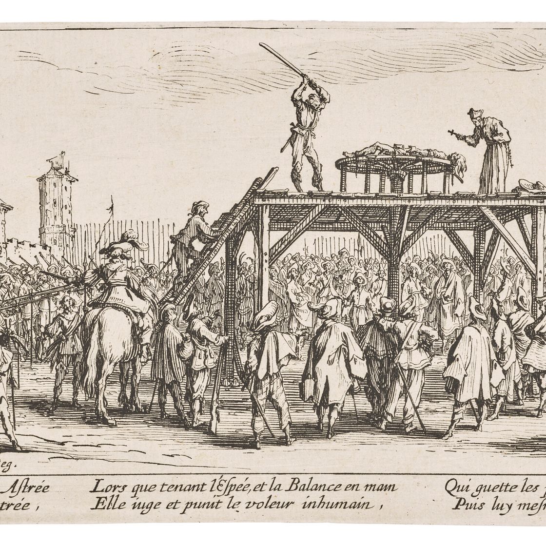 Jacques Callot — Великие отверженные и злодеи в бою, изображение 12
