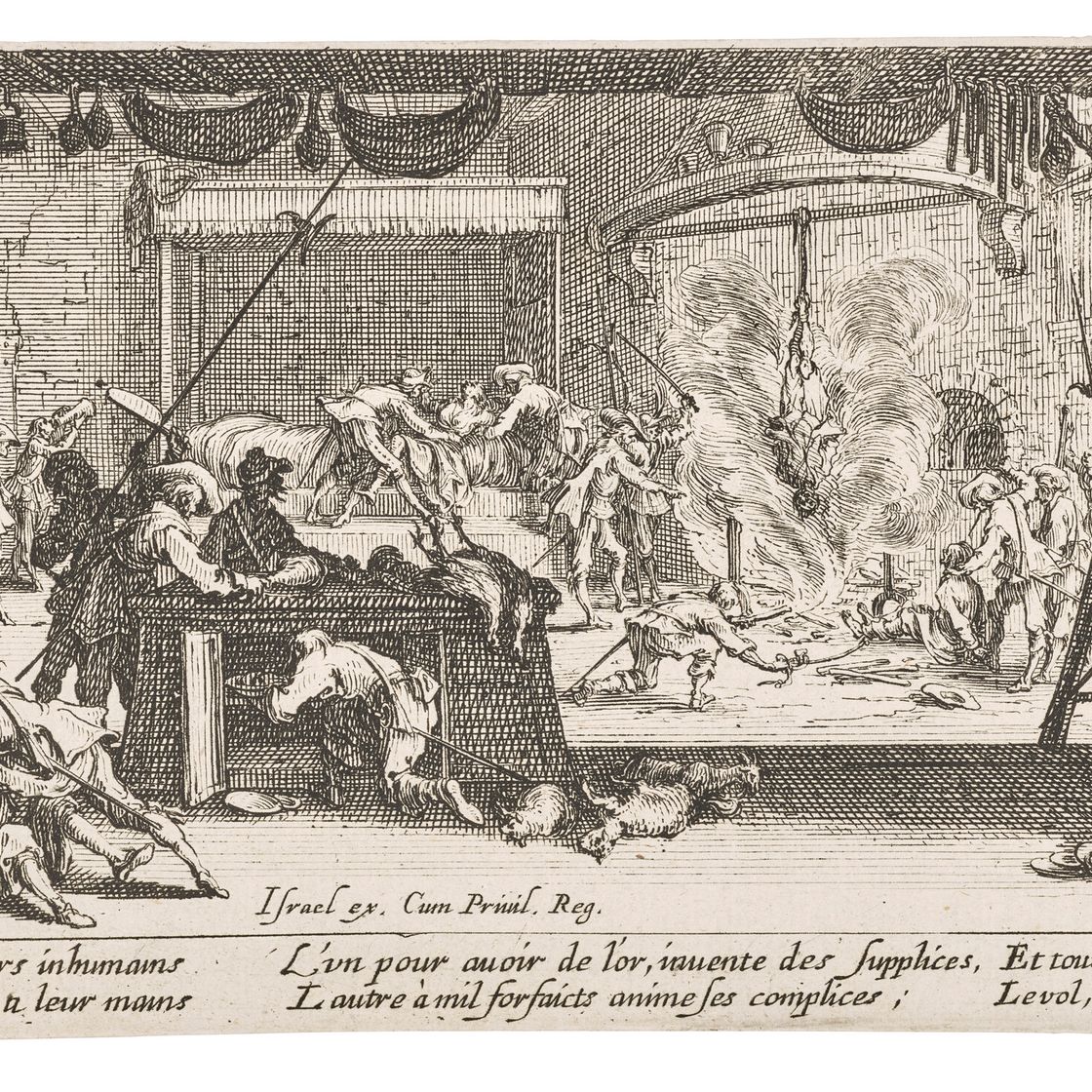 Jacques Callot — Великие отверженные и злодеи в бою, изображение 4