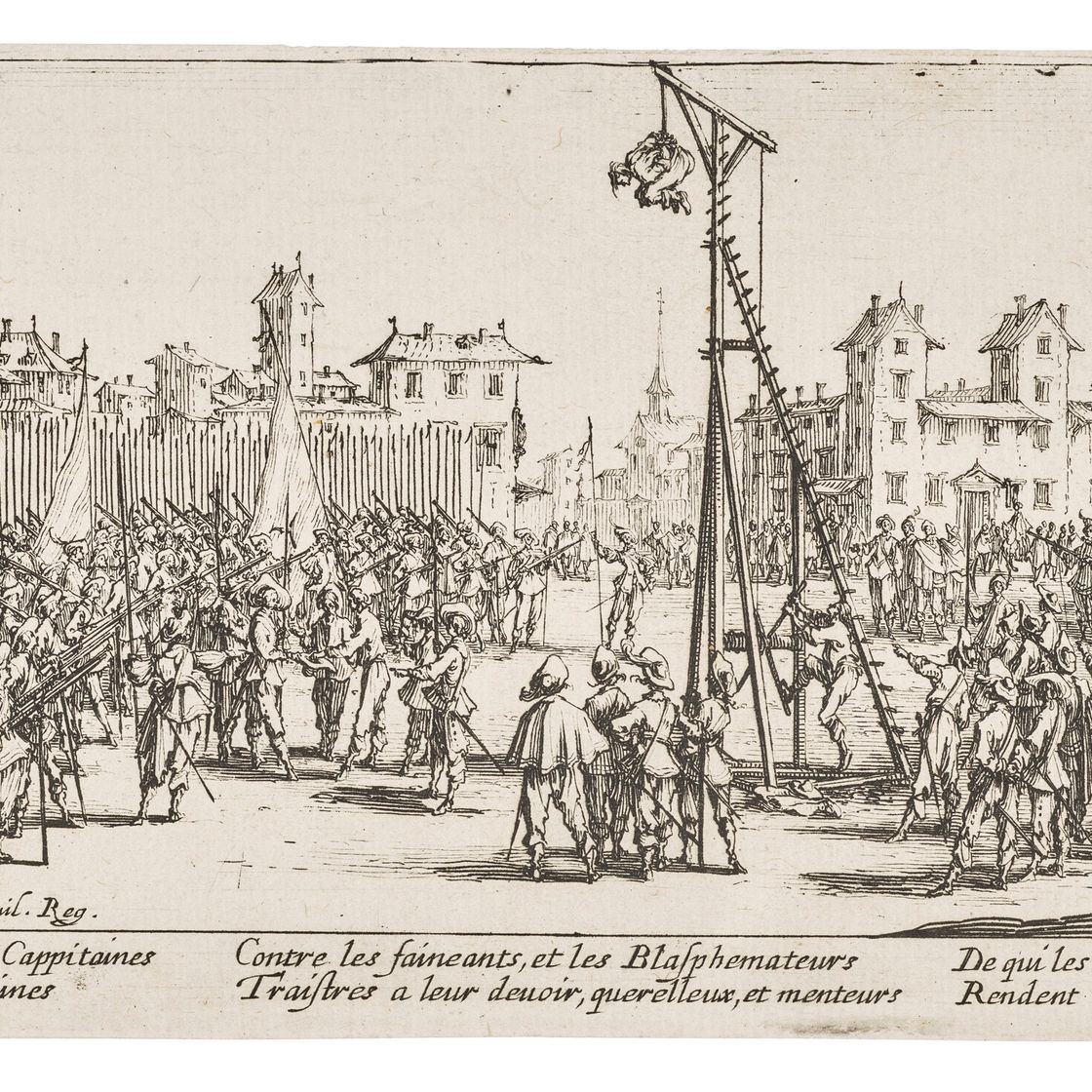 Jacques Callot — Великие отверженные и злодеи в бою, изображение 9