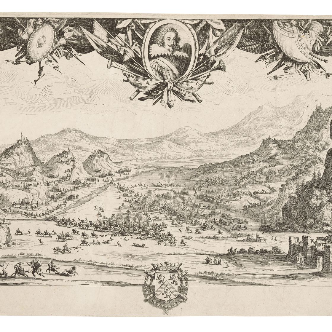 Jacques Callot — Битва при Авильяне