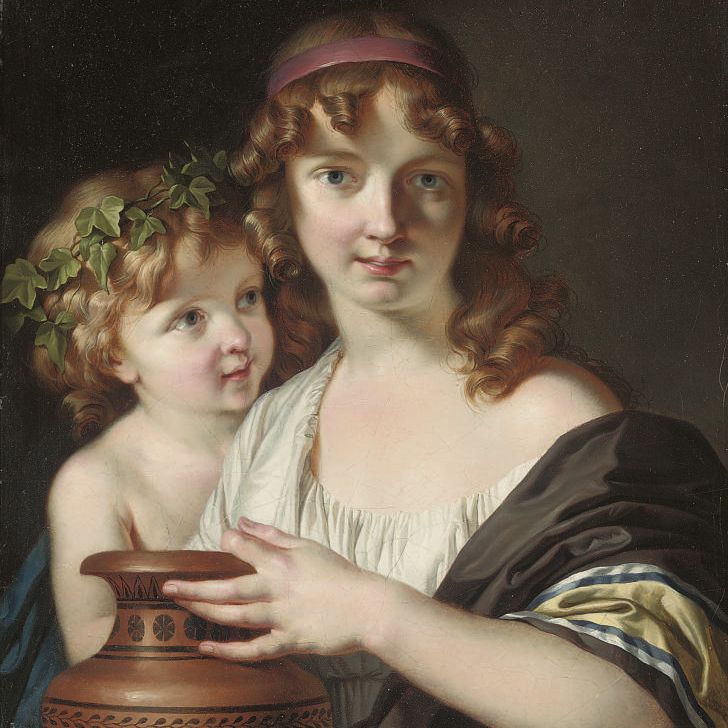 Jacques Louis David — Греческая идиллия