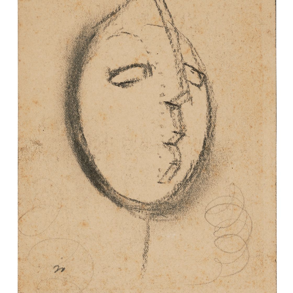 Jacques Villon — Этюд к портрету Феликса Барре