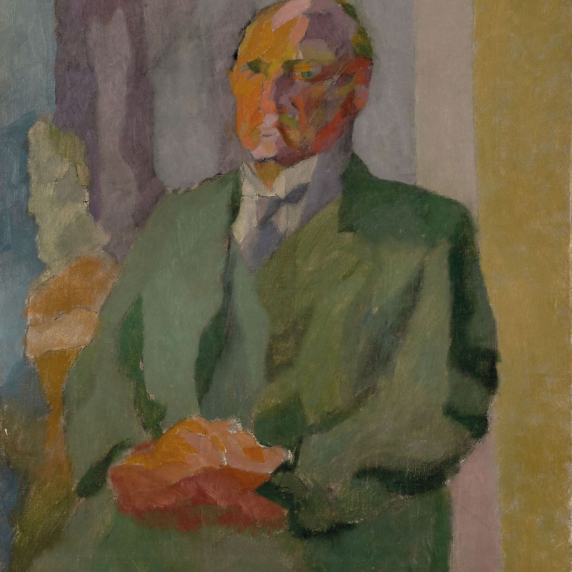 Jacques Villon — Портрет господина Ж. Патреля из рода рантье