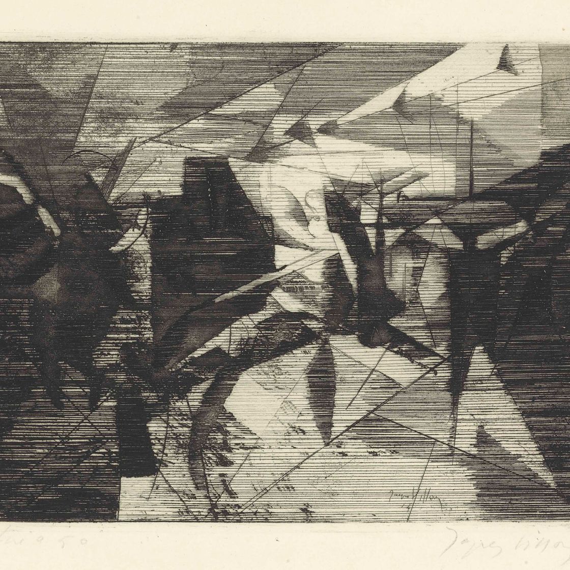 Jacques Villon — Маленькое ателье по механике