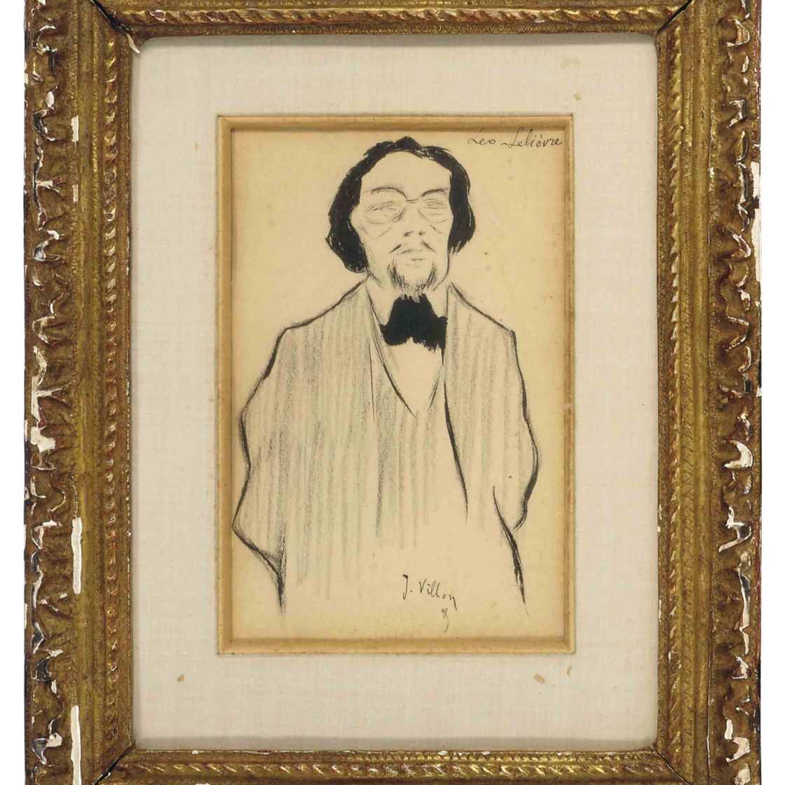 Jacques Villon — Портрет Лео Лельевра
