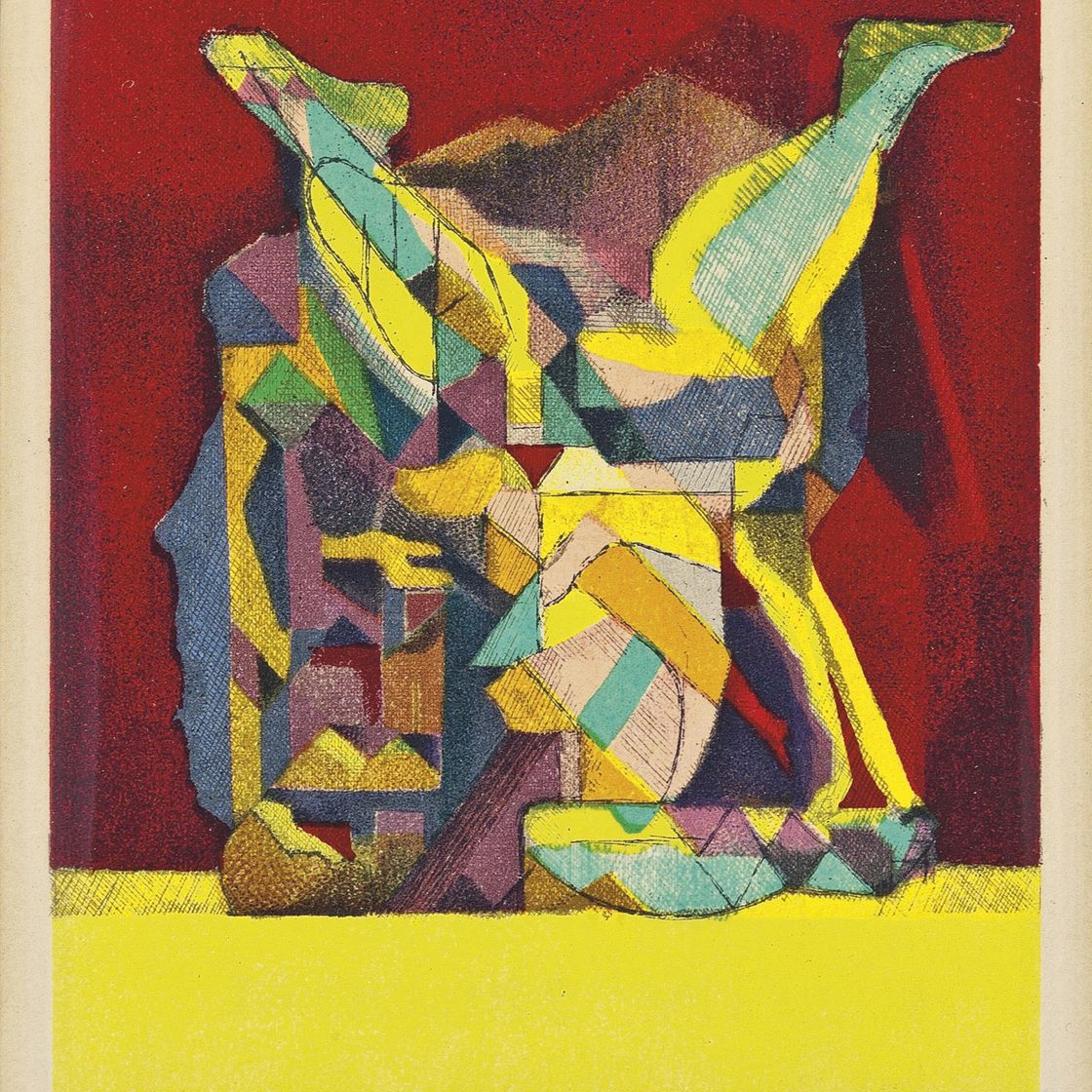 Jacques Villon — Ла-Лютте (Жинесте и Пуйон, приложение 97)