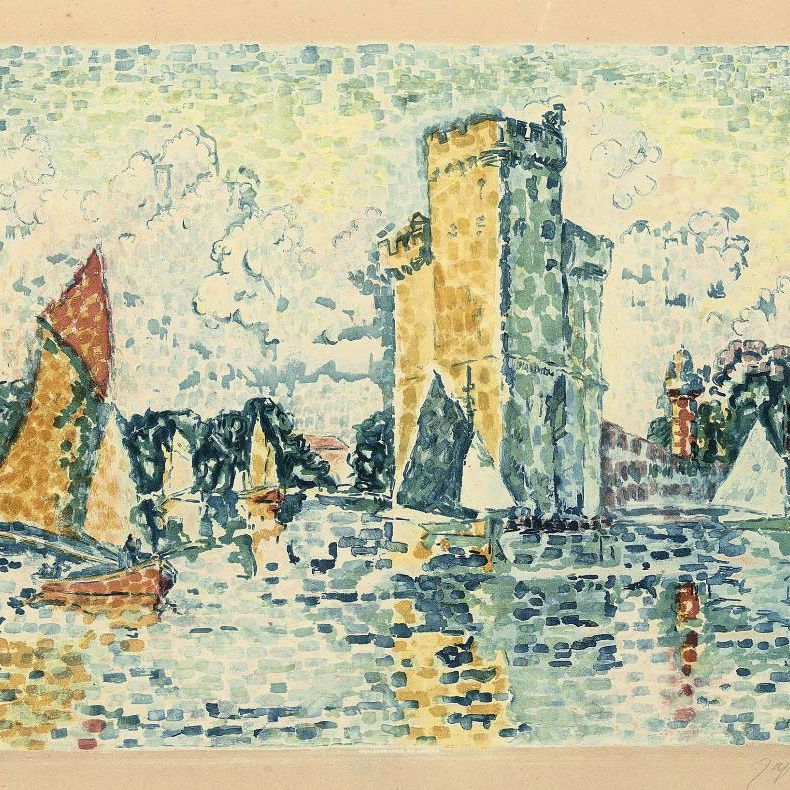 Jacques Villon — Порт-де-ла-Рошель (Жинесте и Пуйон, 644)