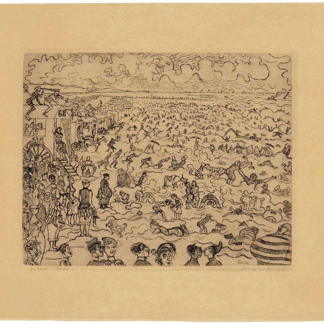 James Ensor — Бани в Остенде (Бани в Остенде)
