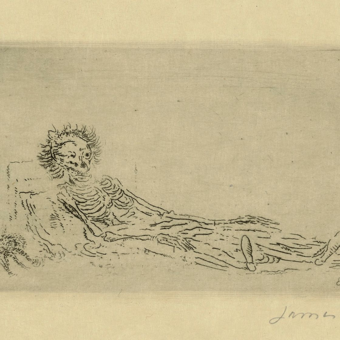 James Ensor — Мой портрет в 1960 году, изображение 1