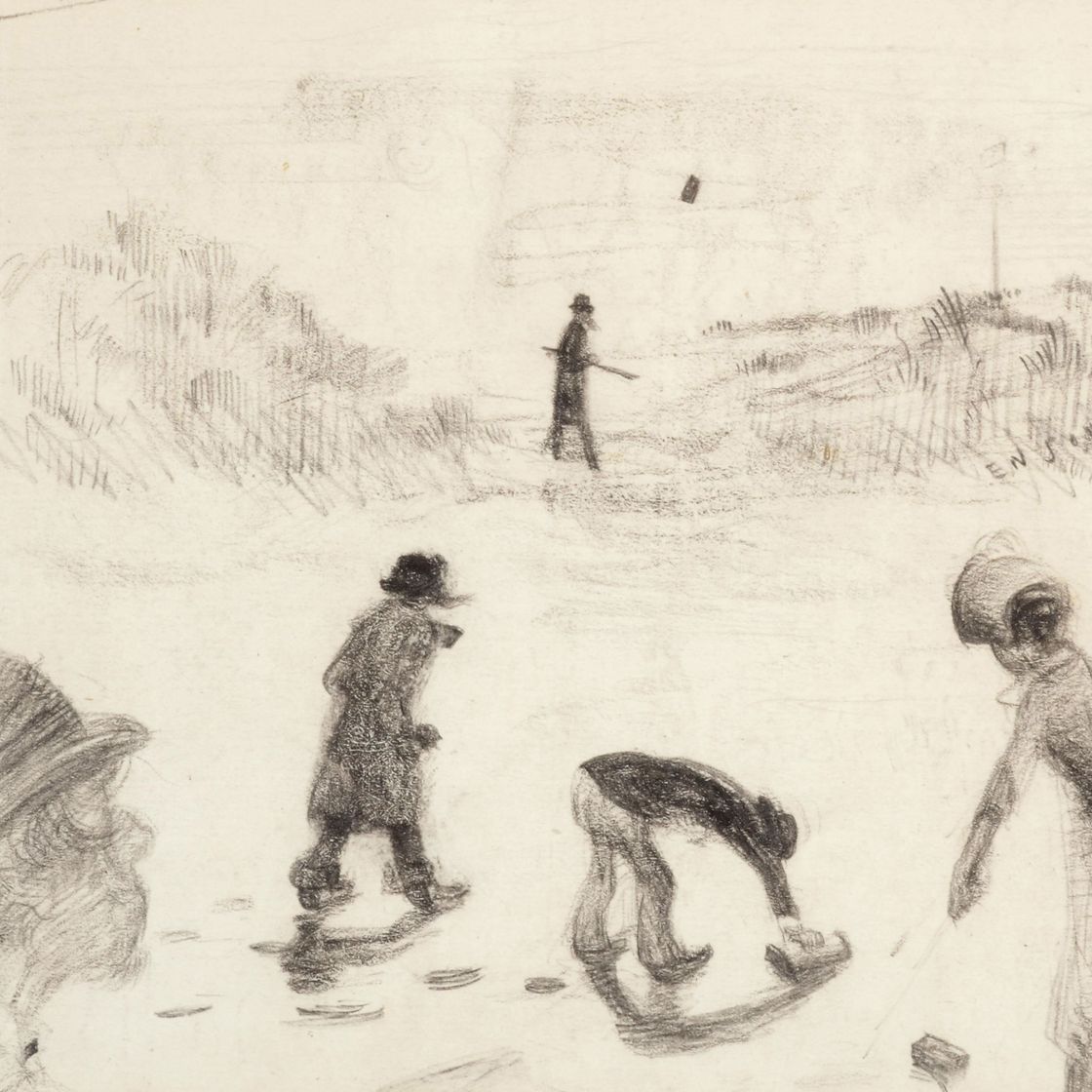 James Ensor — Фигуры на пляже