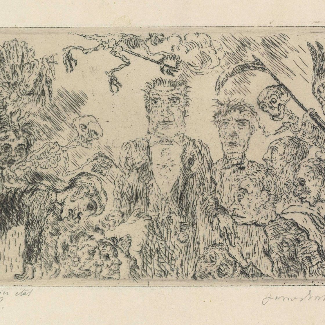 James Ensor — L'Orgueil, от: Les Péchés Capitaux (E. 127)