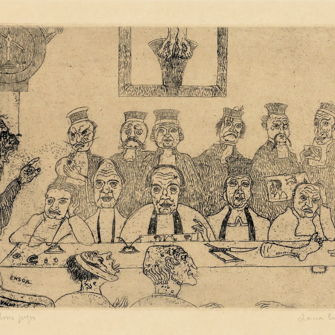 James Ensor — Les Bons Juges (Хорошие судьи)