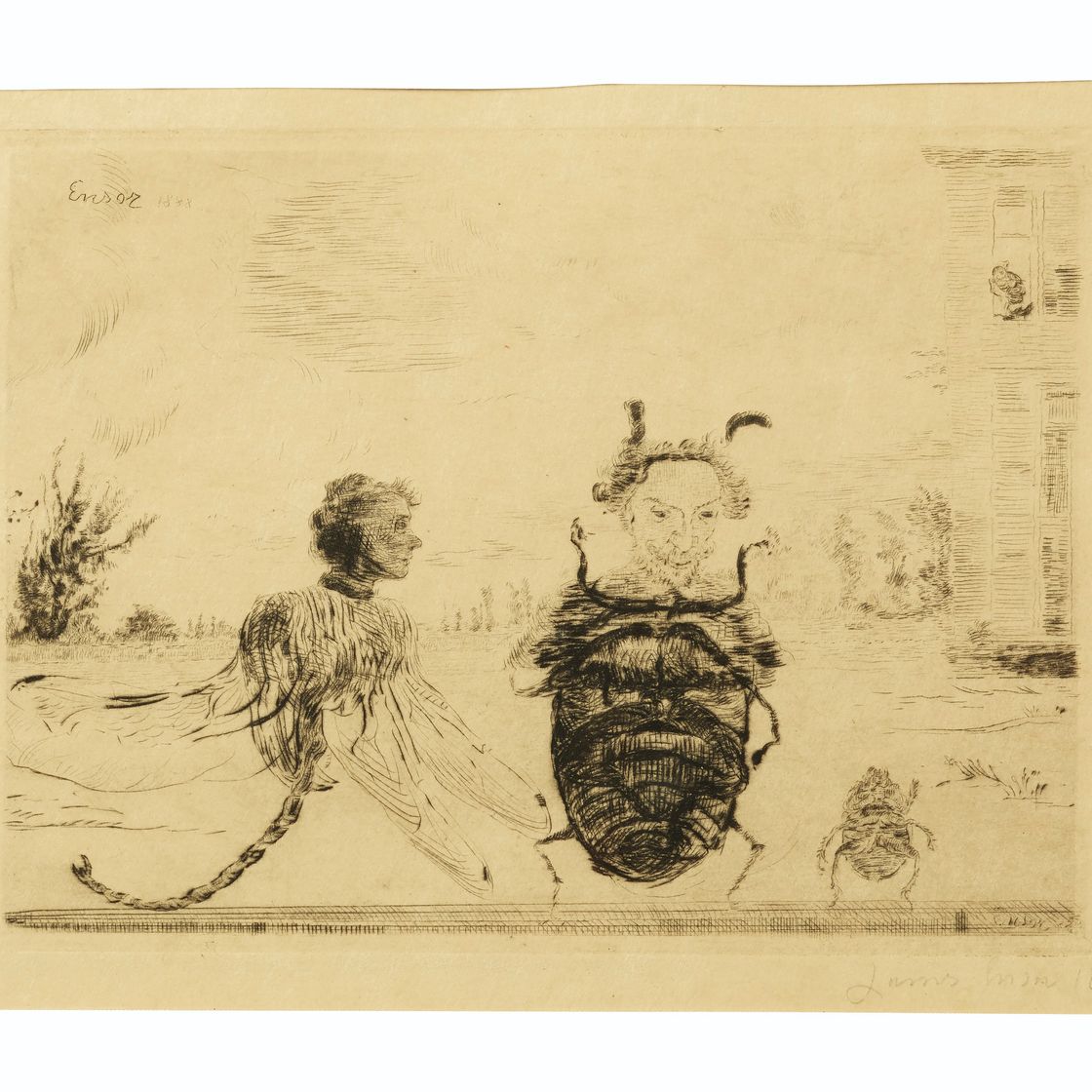 James Ensor — Insectes singuliers (Необычные насекомые)