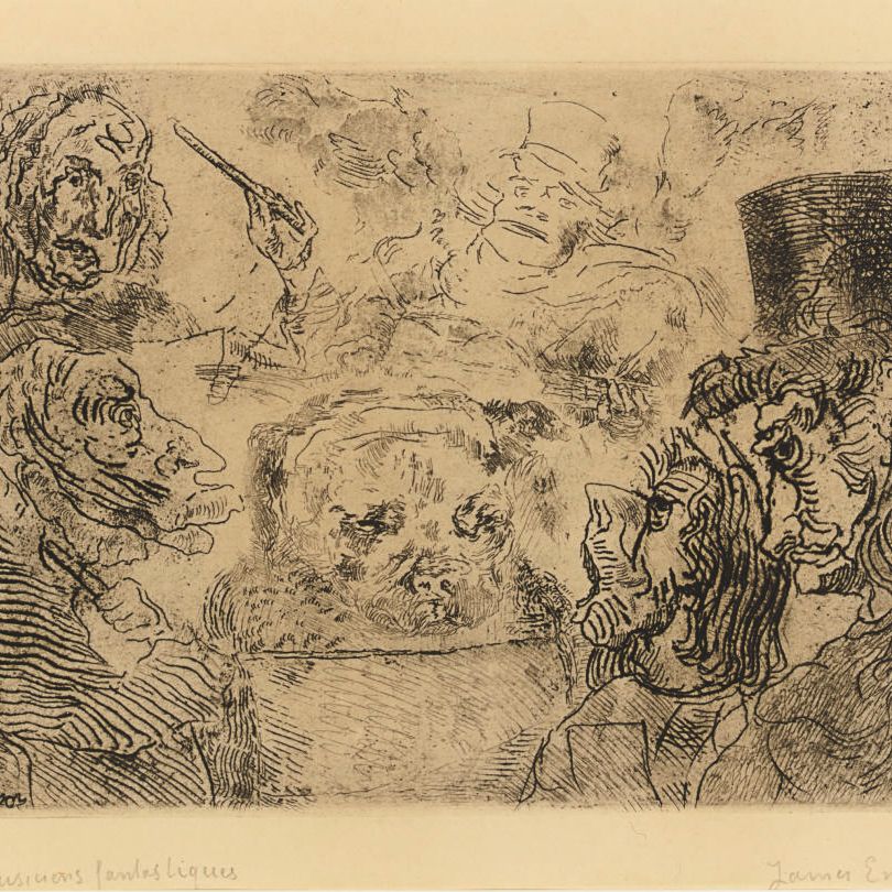 James Ensor — Фантастические музыканты (Элеш, 43; Тэвернье, 43)