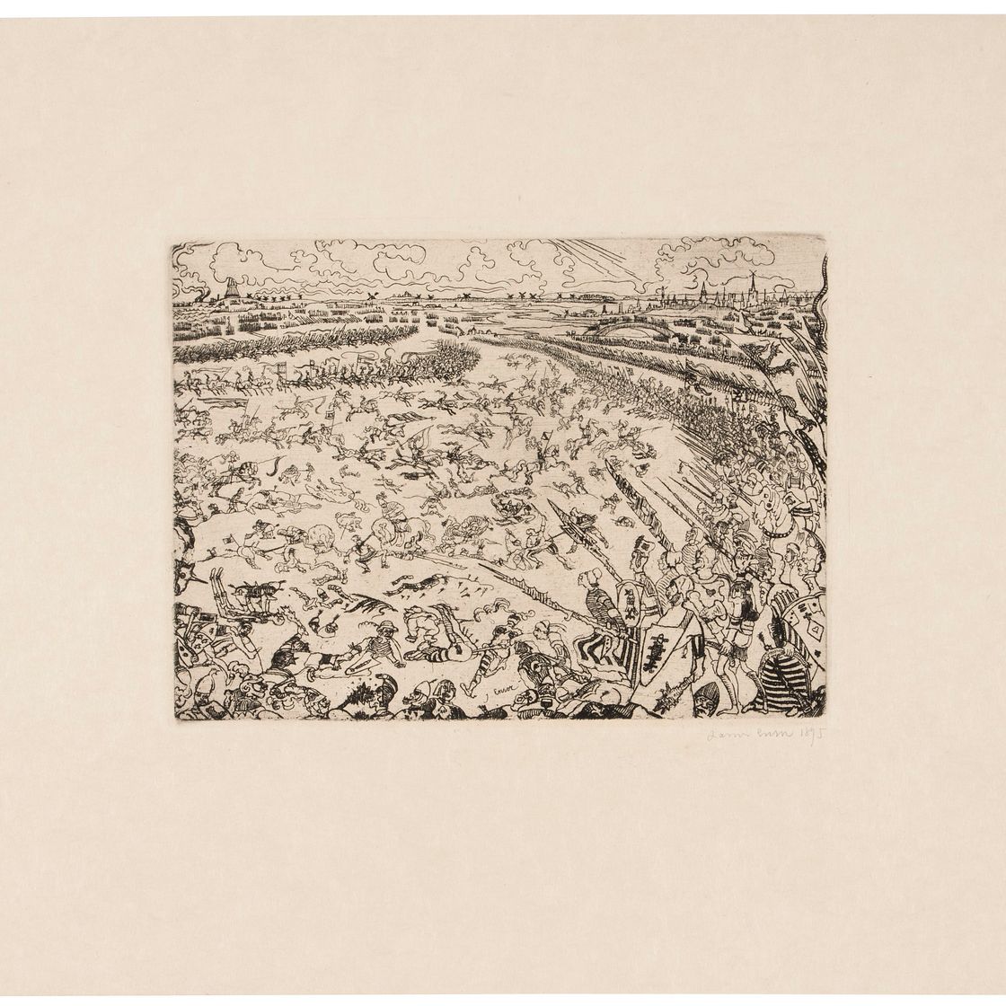 James Ensor — Битва за Золотые шпоры (Battle of the Golden Spurs)