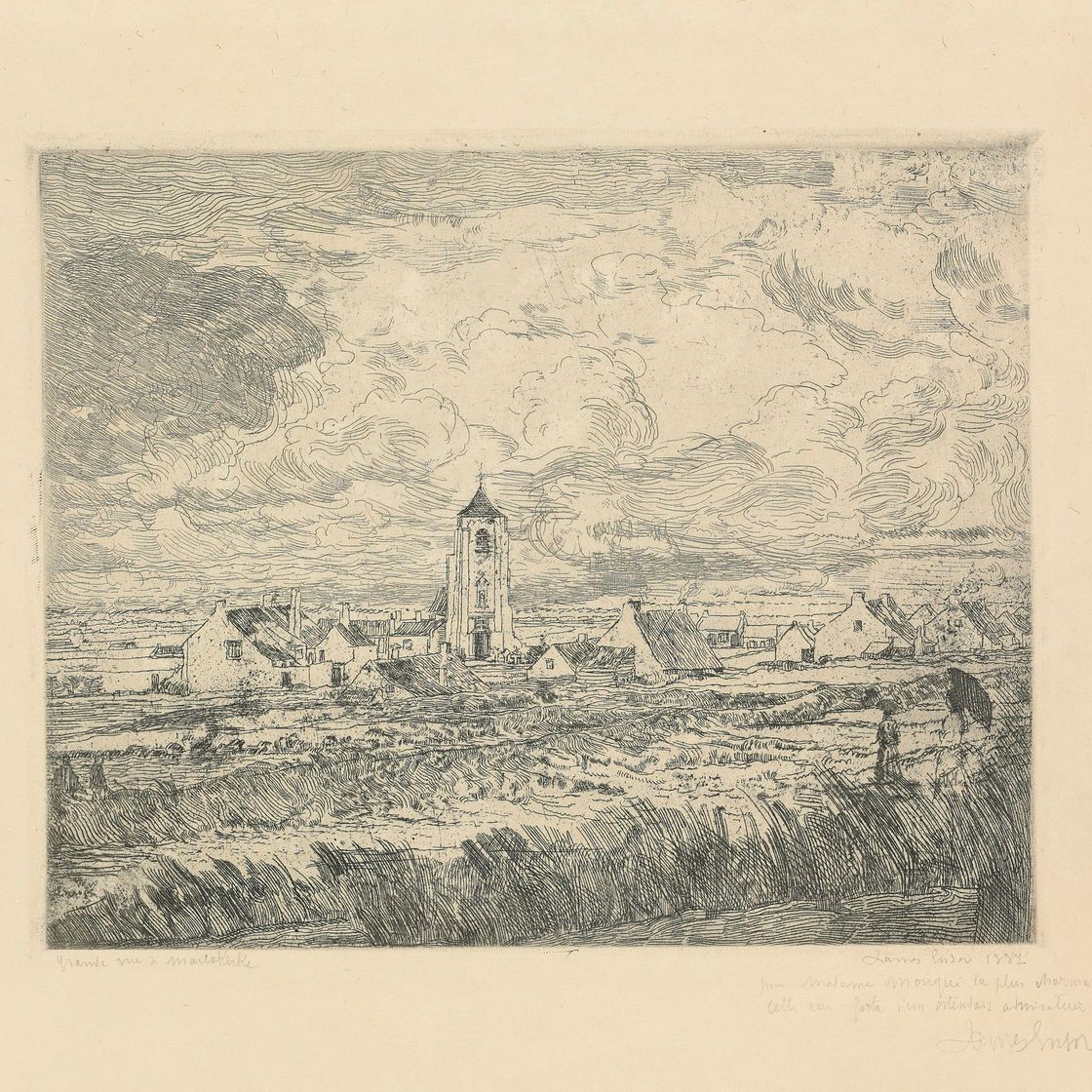 James Ensor — Гранд-вю-де-Мариакерке (Большой вид на Мариакерке)