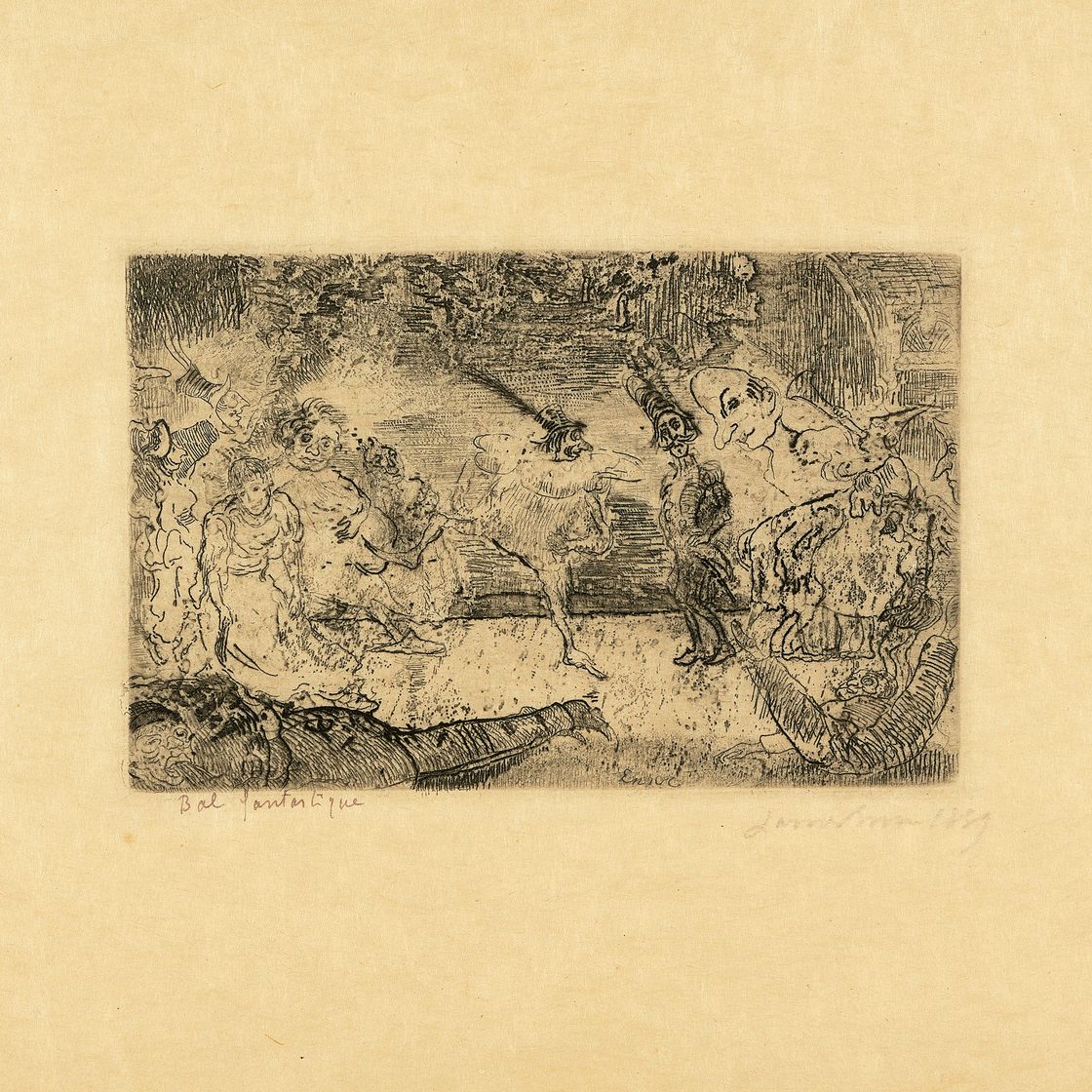 James Ensor — Le Bal fantastique (Фантастический бал)