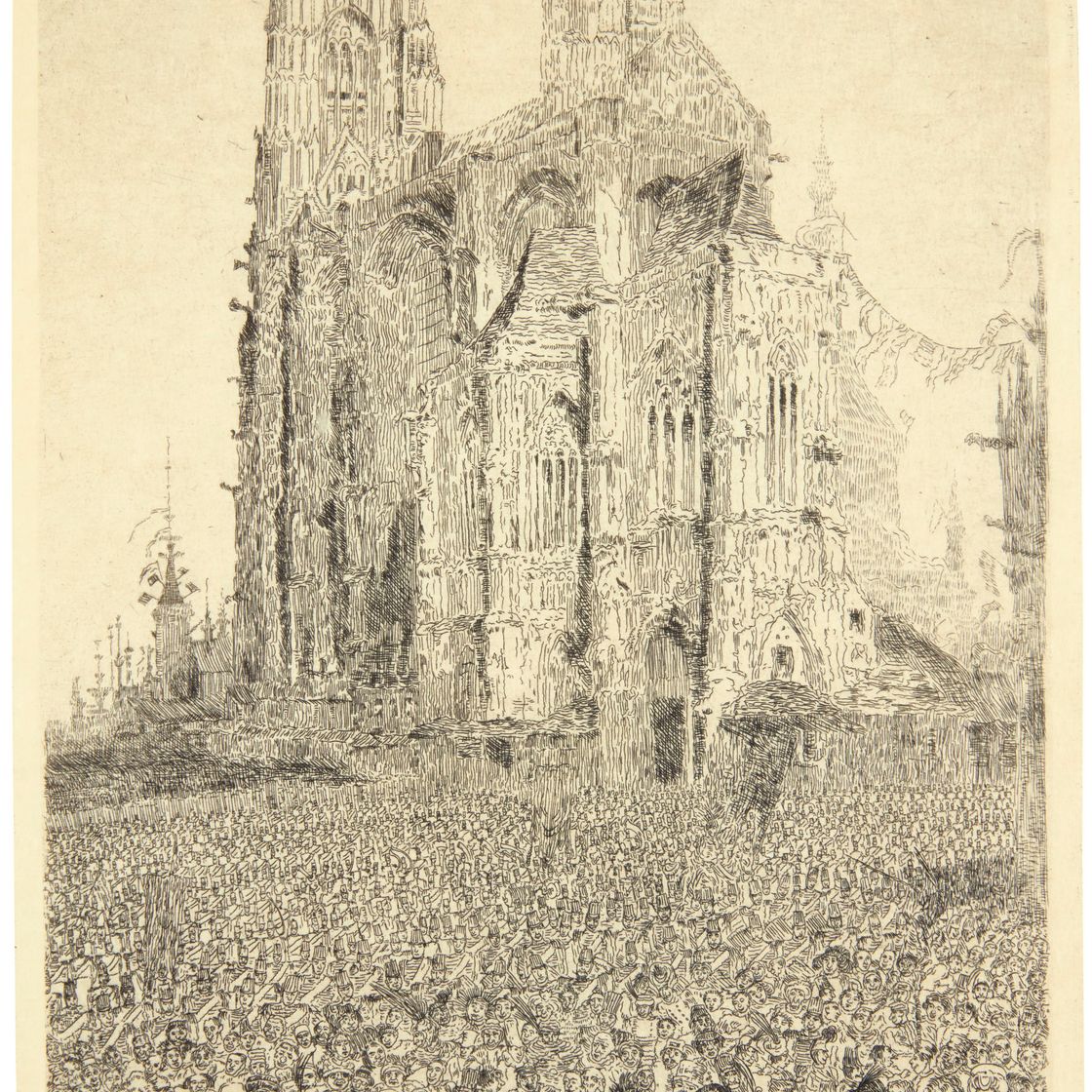 James Ensor — Кафедральный собор: 2eme planche (Кафедральный собор: Вторая табличка)