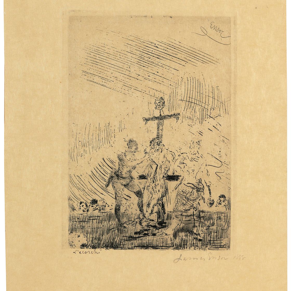 James Ensor — Л'Корше (Сдирание кожи)