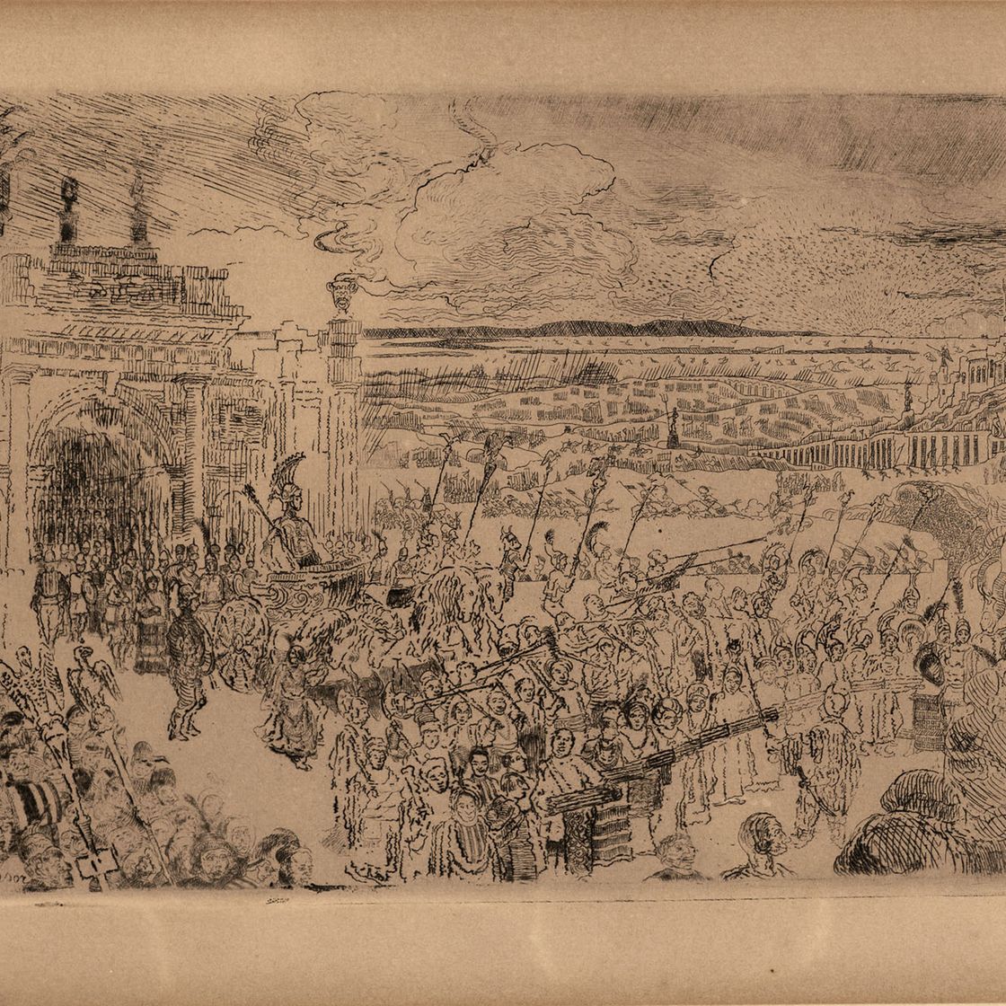 James Ensor — Триумфальная арка Романа