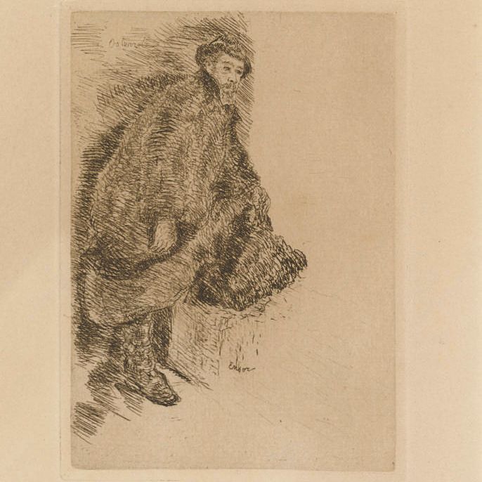 James Ensor — Рыбак из Остенде (E. 123)