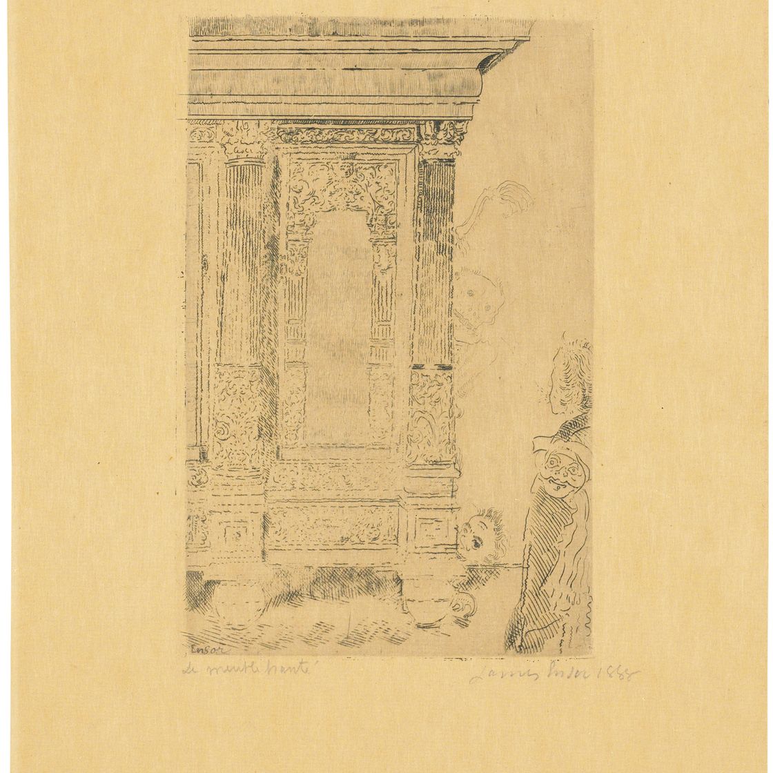 James Ensor — Le Meuble hanté (Мебель с привидениями)