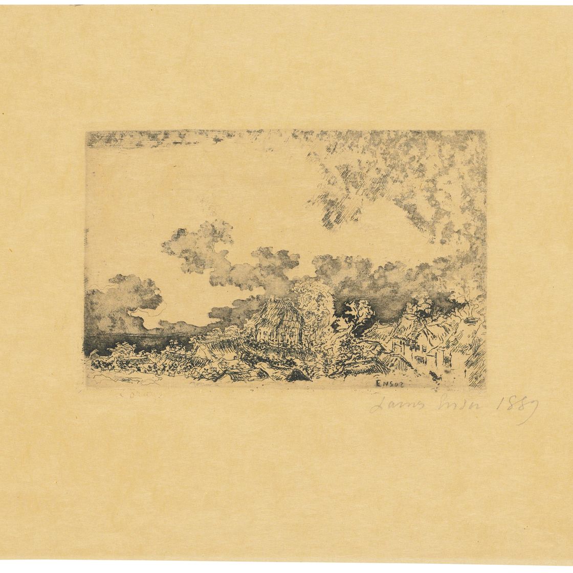 James Ensor — L'Orage (гроза)