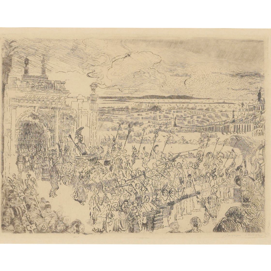 James Ensor — Римская триумфальная арка (Roman Triumph)
