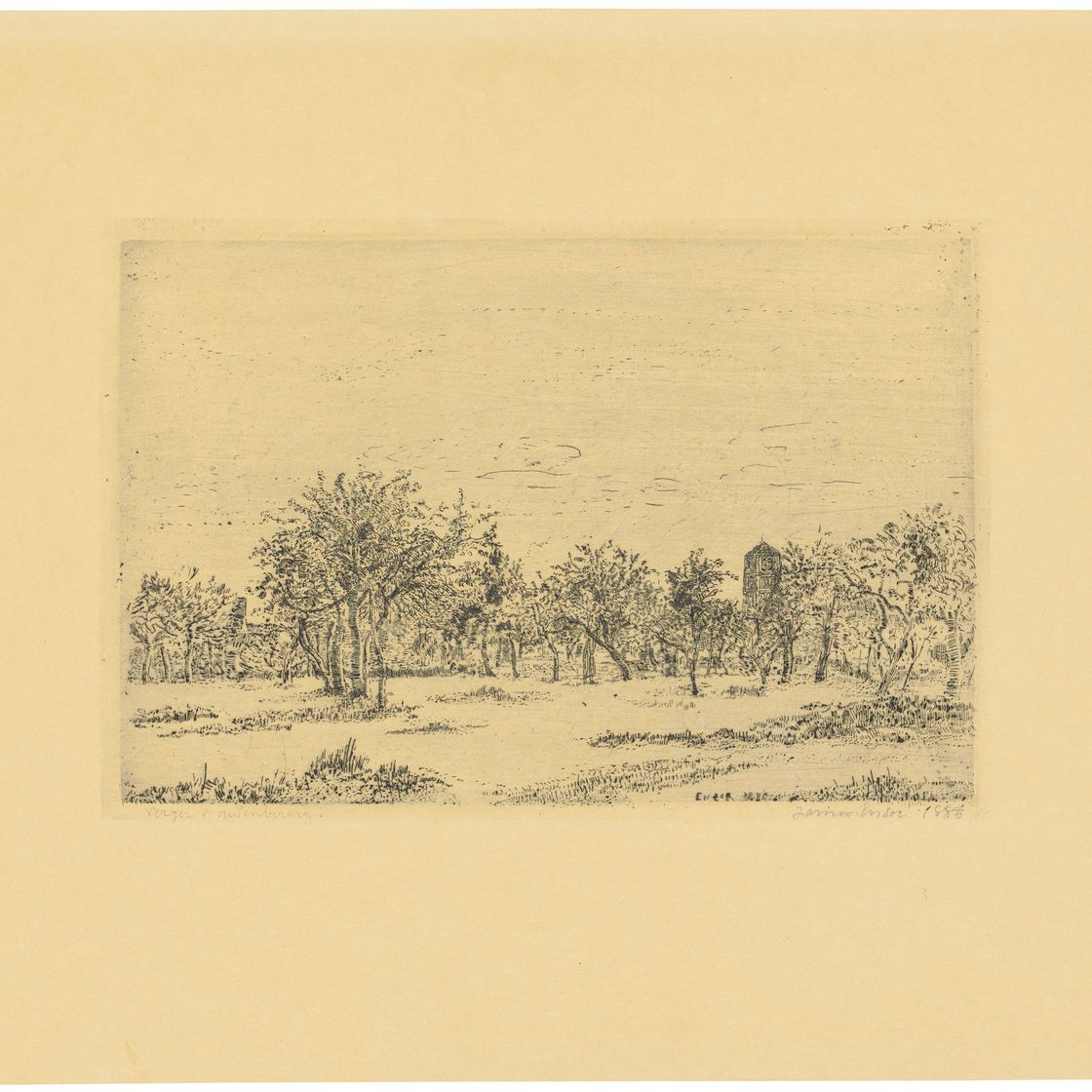 James Ensor — Ле Верже (Фруктовый сад)