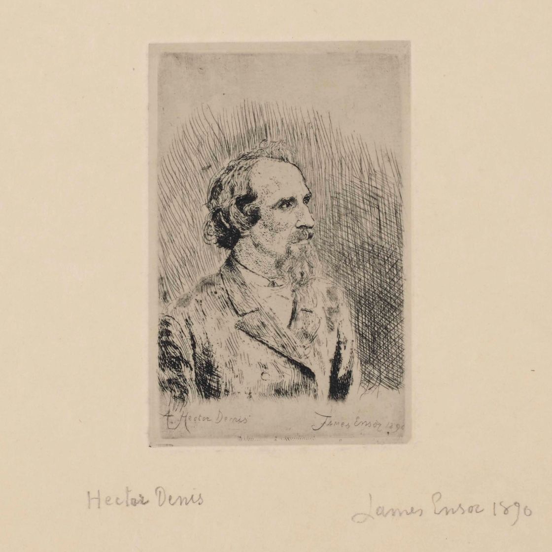 James Ensor — Портрет Эктора Дени