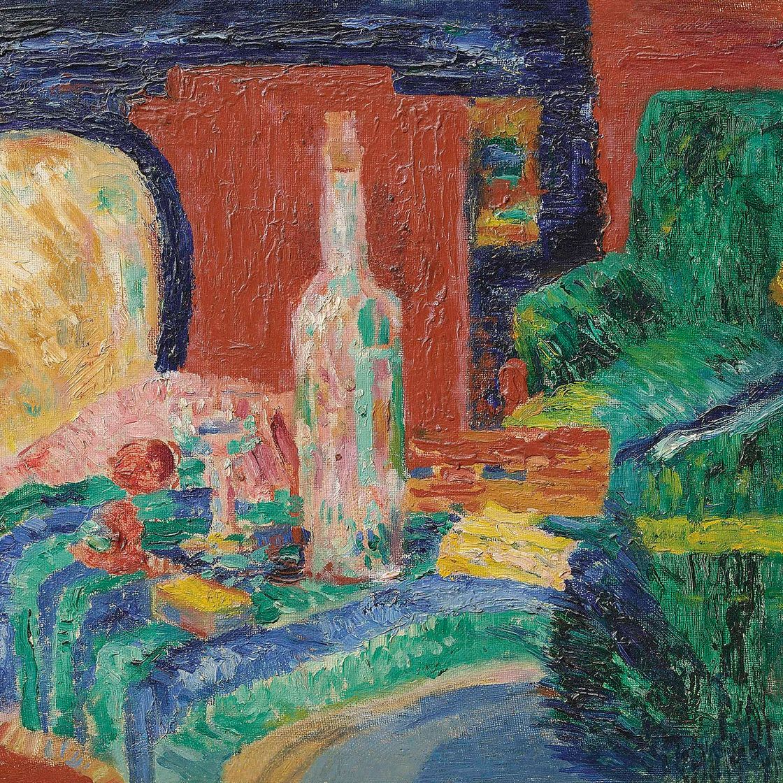 James Ensor — Верхний диван (интерьер)