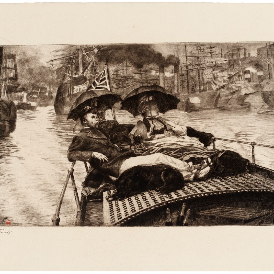 James Jacques Joseph Tissot — Две гравюры художника