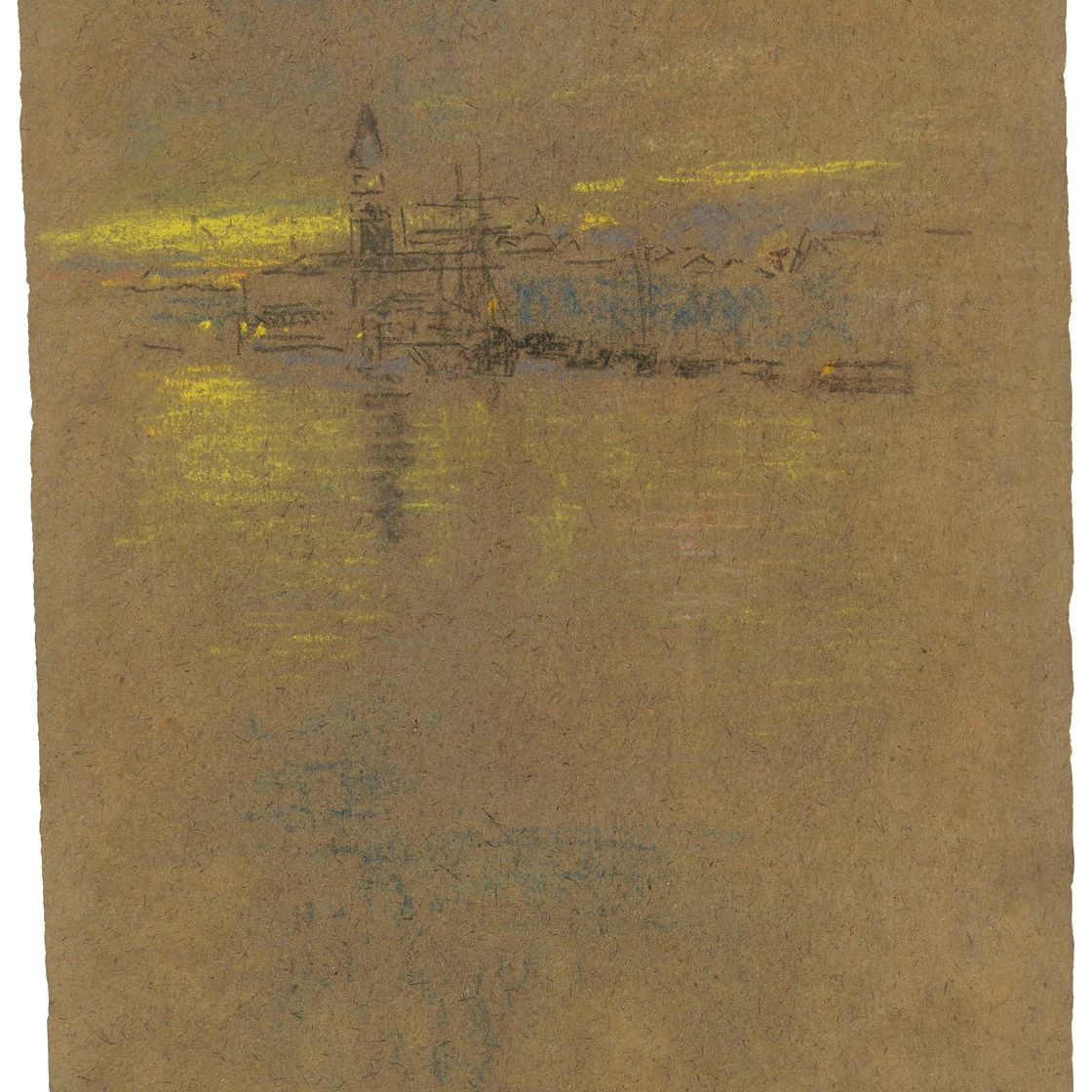 James McNeill Whistler — Вид на Венецию, обращенный к Моло