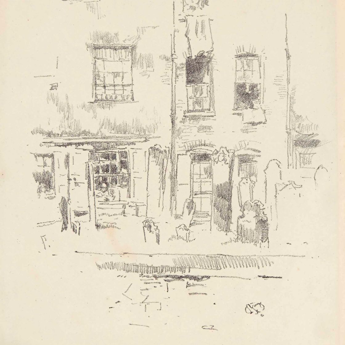 James McNeill Whistler — Церковный двор, изображение 1