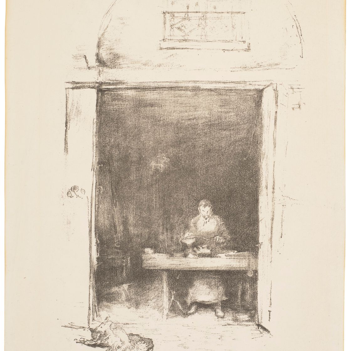 James McNeill Whistler — Кузнец, Пассаж о драконе